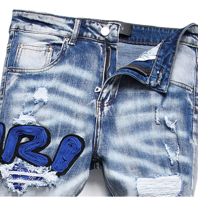 WELTER EXPERIMENT Jeans Unisex Blue Tone Single Item-6