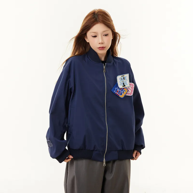 Keep It Light Baseball Jacket Unisex-16