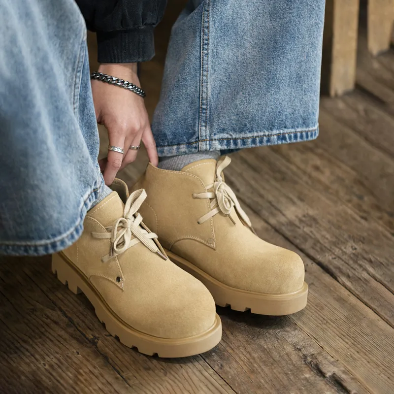 MR.A Short Martin Boot Men's Sand-4