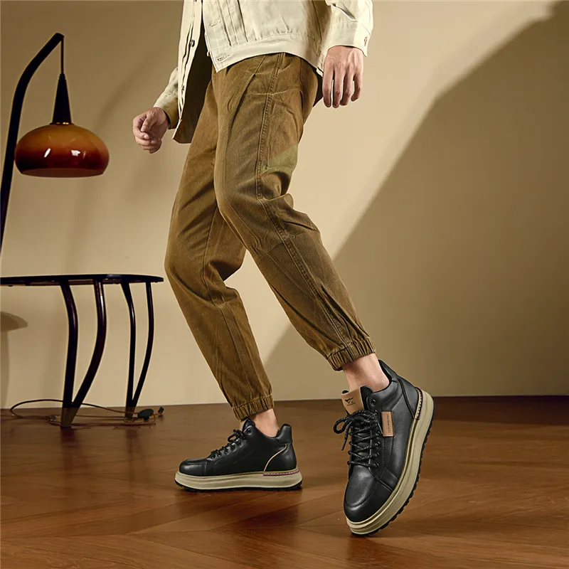 SEPTWOLVES High-Top Skateboard Shoes Men's-5