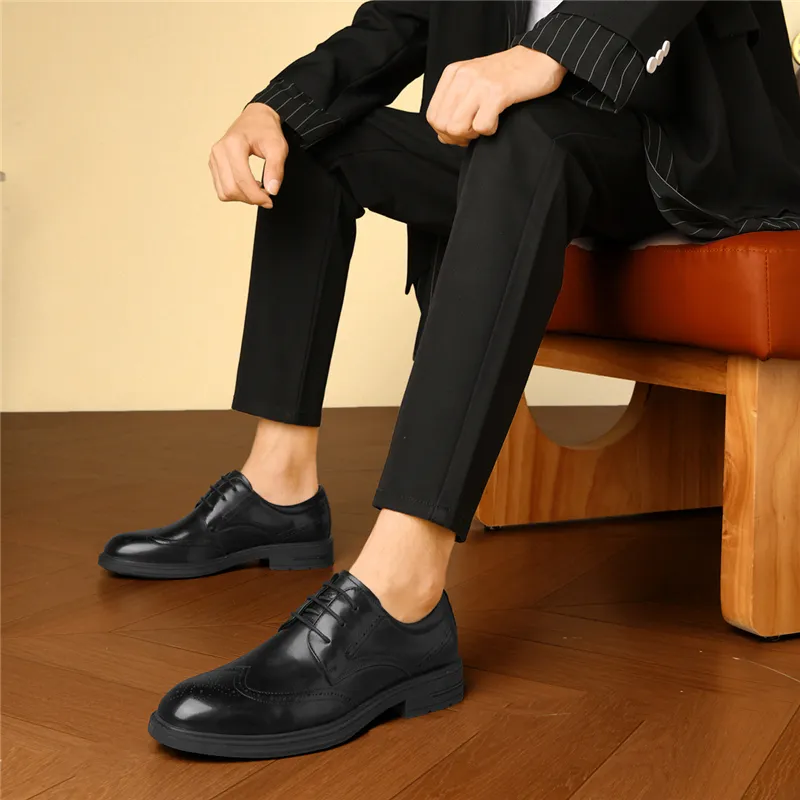 SEPTWOLVES Dress Shoes Men's Black-5