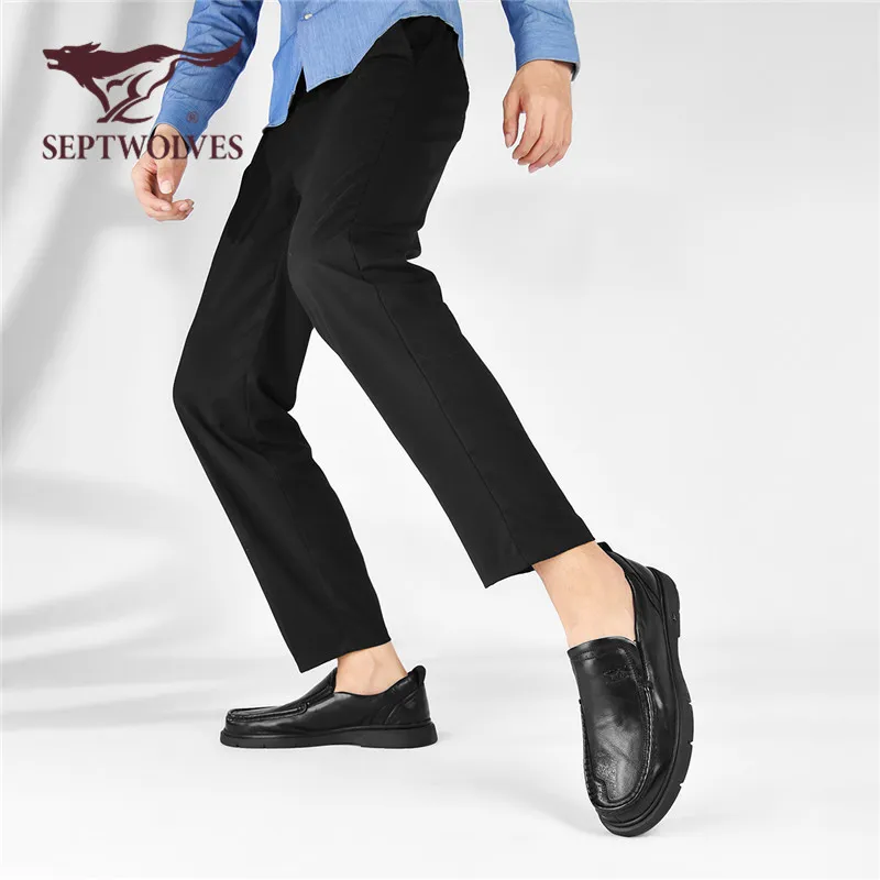 SEPTWOLVES Loafers Men Black-7
