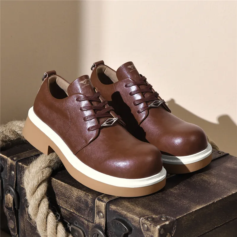 SEPTWOLVES Men's Casual Shoes Men Low Top Black/Coffee/Green-13