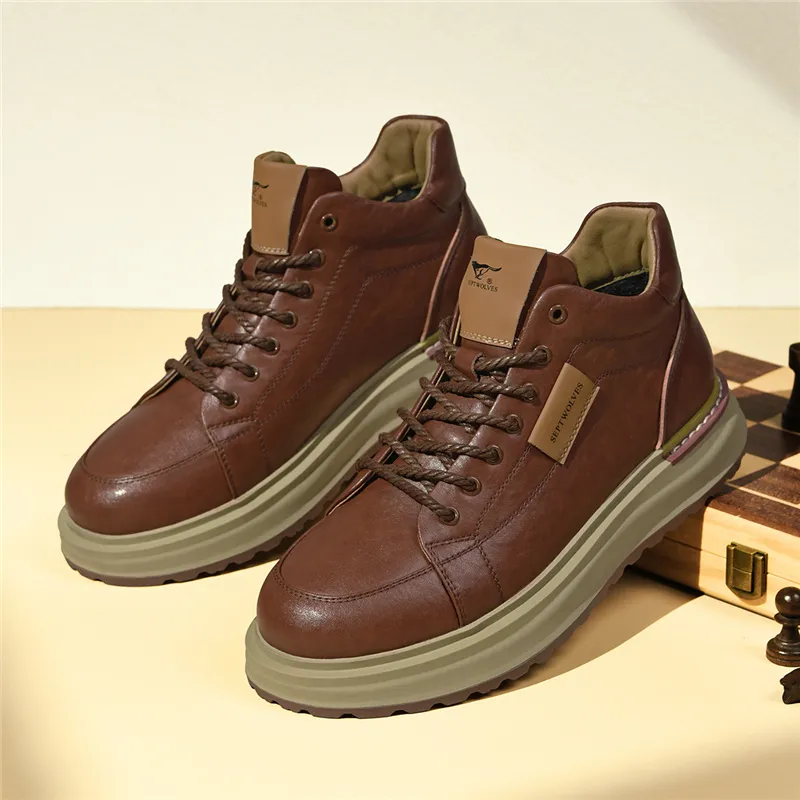 SEPTWOLVES High-Top Skateboard Shoes Men's-11