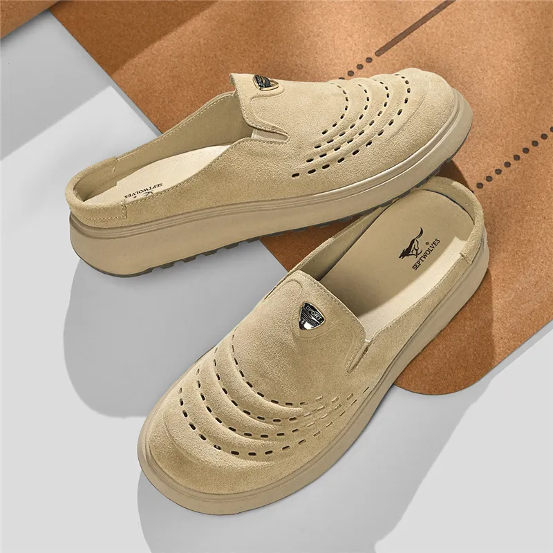 SEPTWOLVES Closed Toe Slippers Men's-13