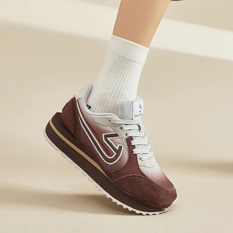 BladMaste Low Top Casual Shoes Unisex Mulberry Brown-8