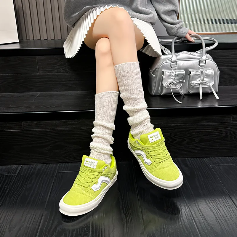 BladMaste Slip Resistant, Abrasion Resistant, Lightweight Low Top Skateboard Shoes Unisex Apple Green-11