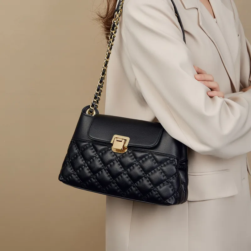 HARSON Shoulder Bags Black+Shopping Bag-3