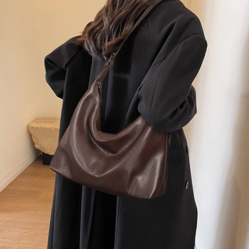 HARSON Synthetic Leather Crossbody Bag Women's Coffee-4