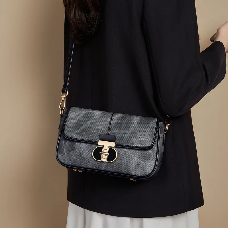 HARSON Synthetic Leather Small Square Bag Crossbody Bag Shoulder Bag Regular Women's Brown-8