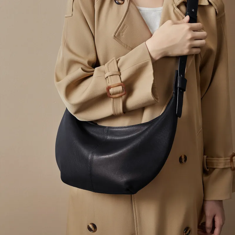 HARSON PU Shoulder Bag, Crossbody Bag Women's Coffee-5