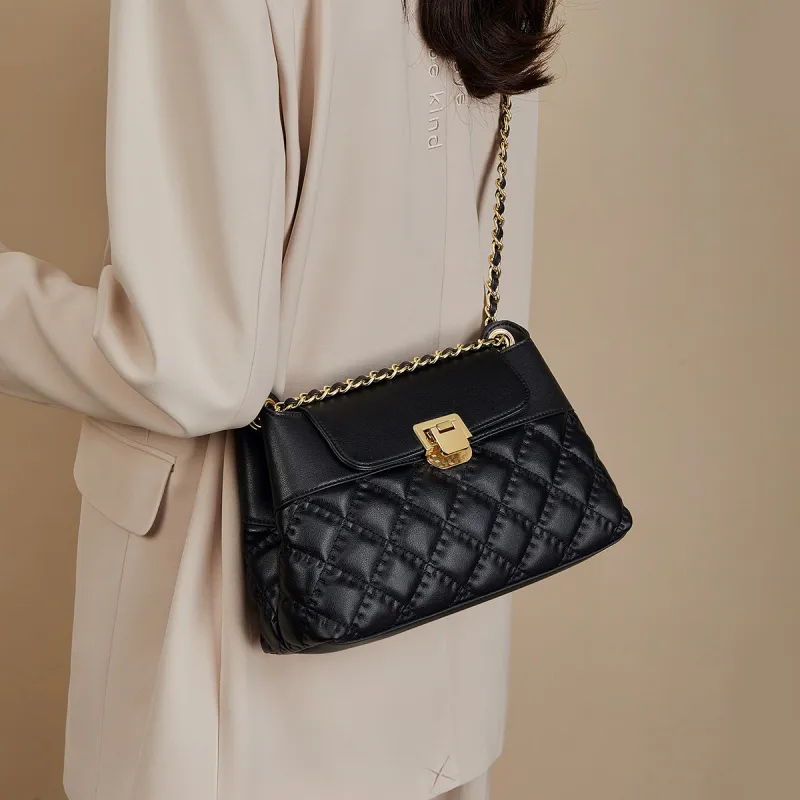 HARSON Shoulder Bags Black+Shopping Bag-2