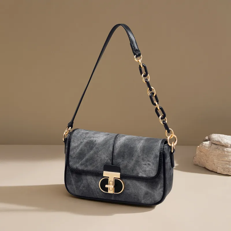 HARSON Synthetic Leather Small Square Bag Crossbody Bag Shoulder Bag Regular Women's Brown-10