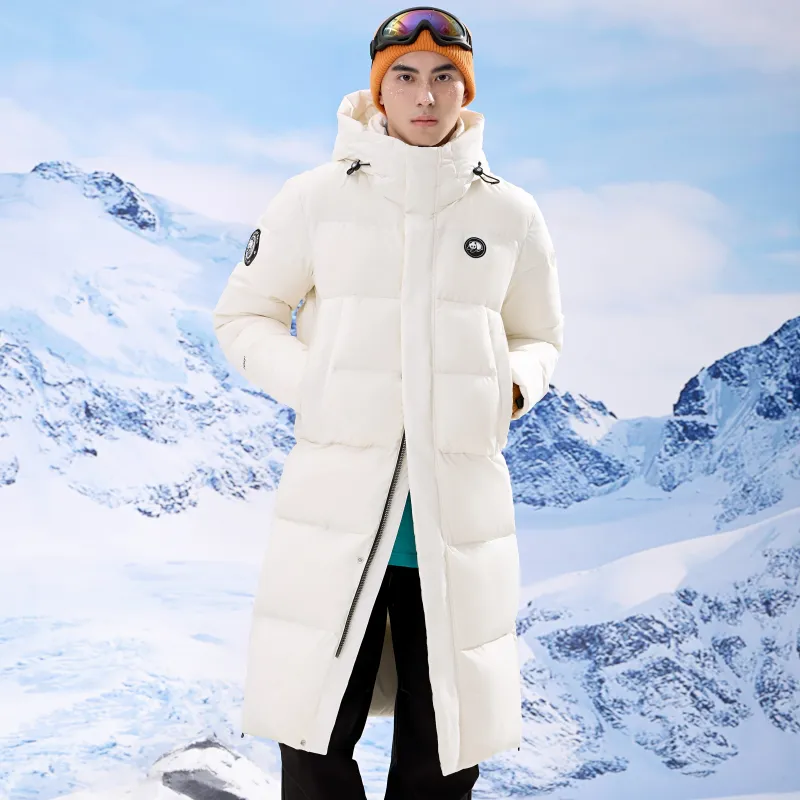 Panda x CAMEL Bubble Down Series Long Down Coats Unisex-4