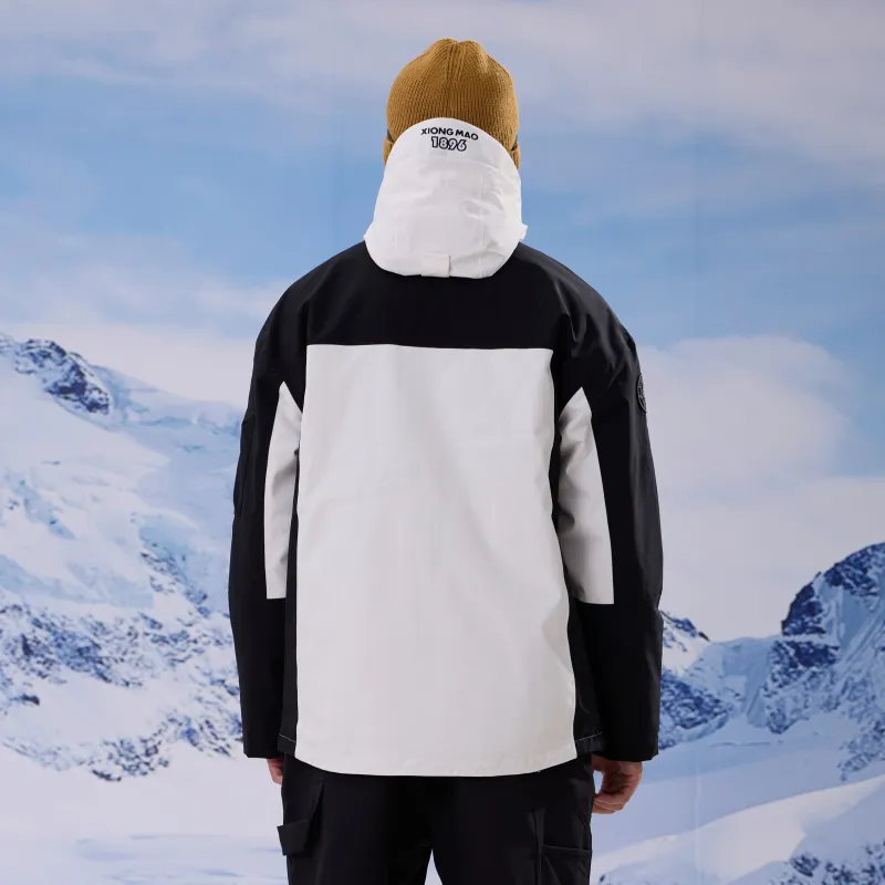 Panda Carefree Play Series Water Resistant Windproof Wear Resistant Warm Windbreaker Jacket Unisex-7