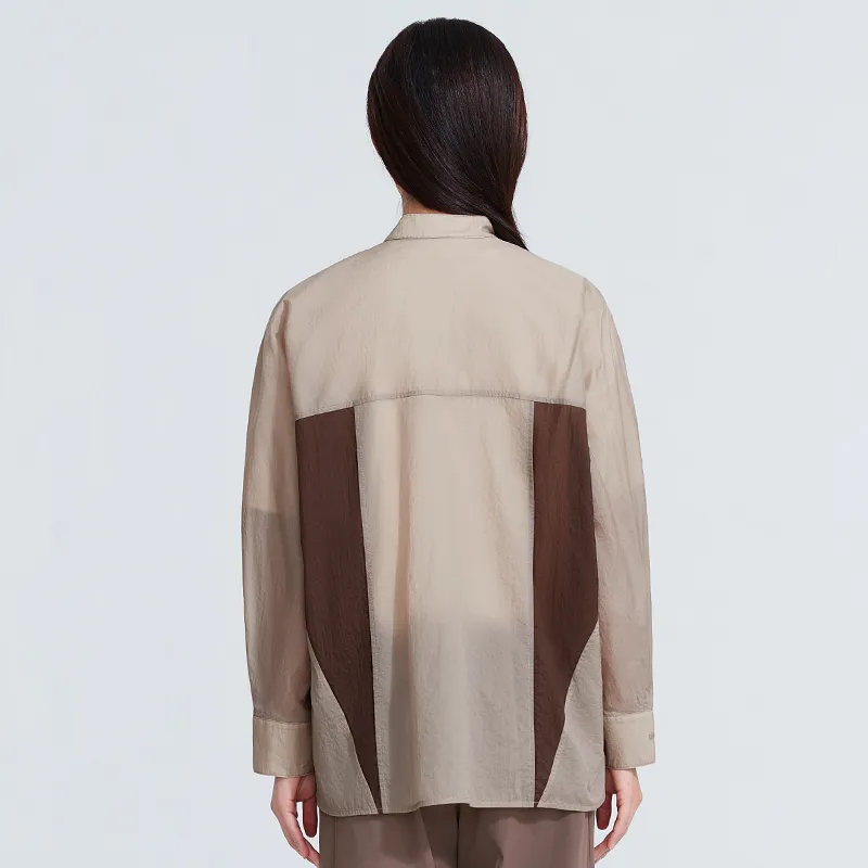 Panda x Insect Sun Protection Clothing Women's Mongolian Coffee/Pinecone Brown-4