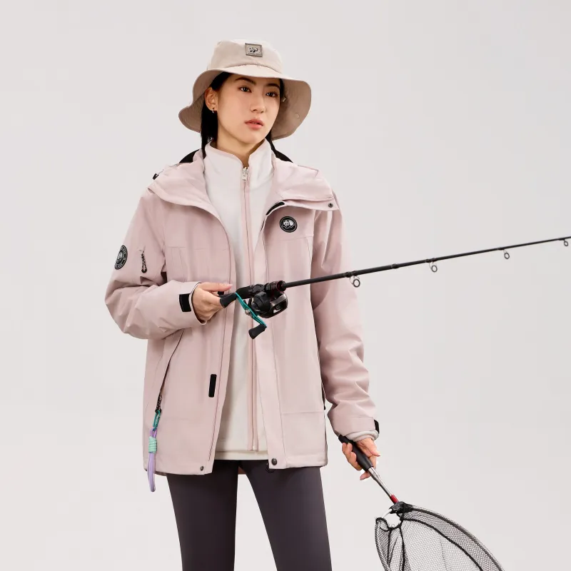 Panda Carefree Play Series Warm Water-Resistant Rainproof Windproof Windbreaker Jacket Unisex-43