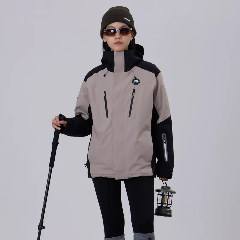 Panda Panda Collection Water Resistant Windproof Wear Resistant Warm Water Repellent Windbreaker Jacket Unisex-3