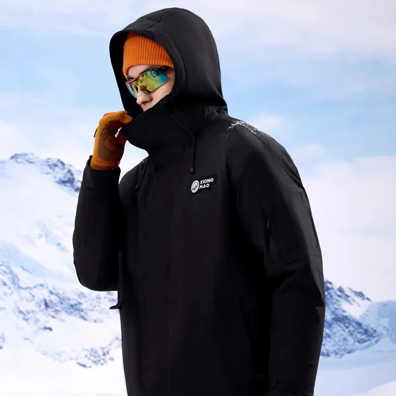 Panda Carefree Play Series Waterproof, Windproof, Thermal, And Rainproof Windbreaker Jacket Unisex-5
