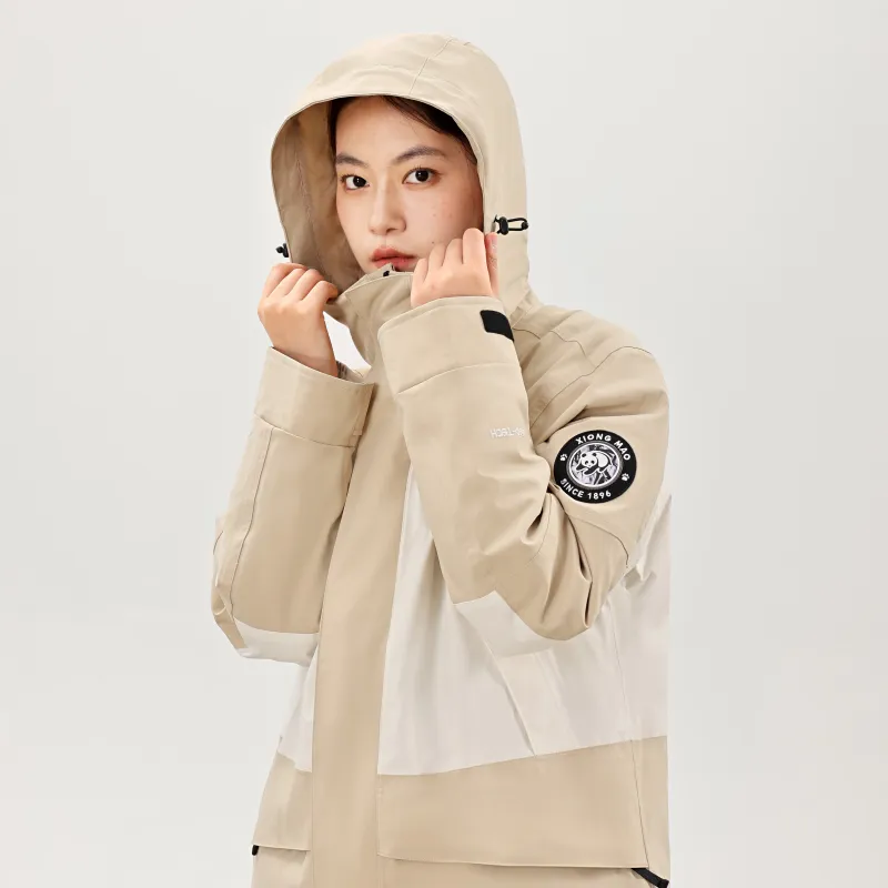 Panda Warm Cold Resistant Water Resistant Windproof Windbreaker Jacket Unisex-12