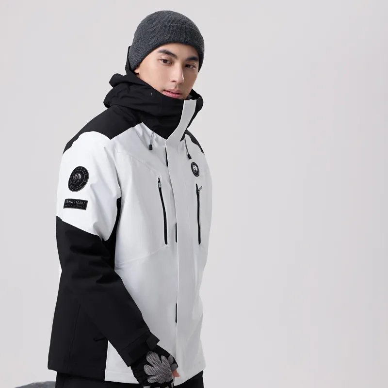 Panda Panda Collection Water Resistant Windproof Wear Resistant Warm Water Repellent Windbreaker Jacket Unisex-9