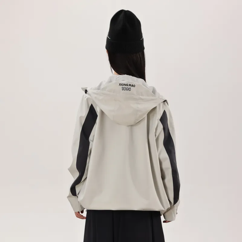 Panda Water Resistant Rainproof Windproof Windbreaker Jacket Unisex-11