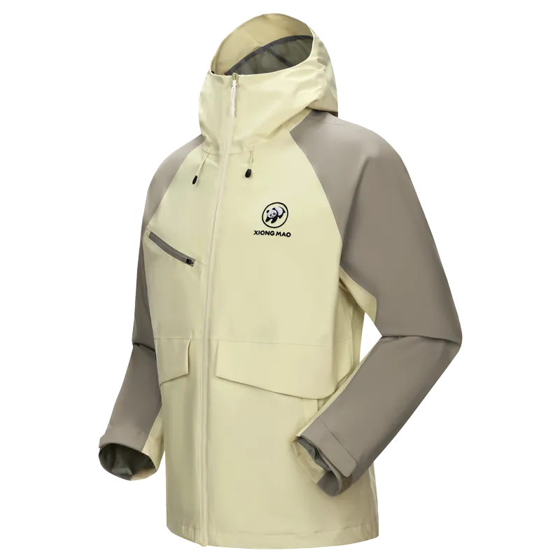 Panda Hard Candy Collection Water Resistant Windproof Wear Resistant Water Repellent Windbreaker Jacket Unisex-5
