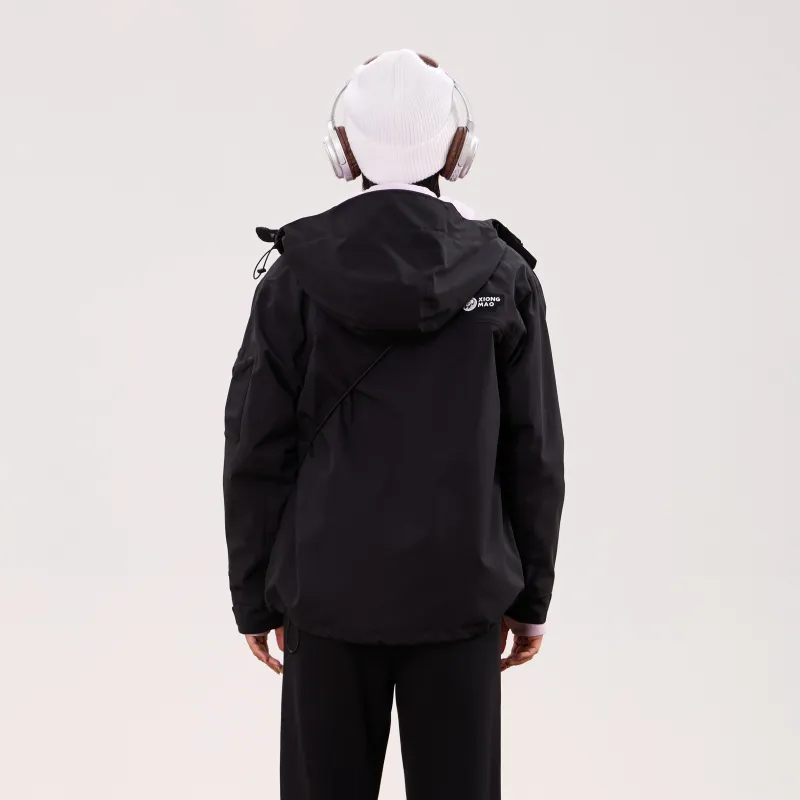 Panda Carefree Play Series Windproof And Rainproof Thermal Windbreaker Jacket Women's-16