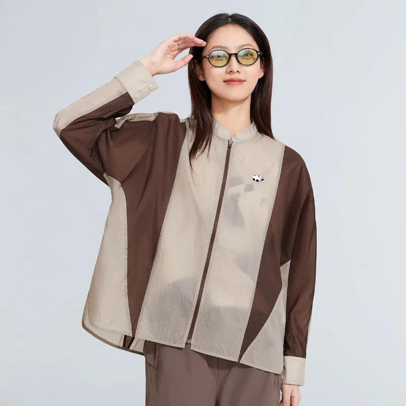 Panda x Insect Sun Protection Clothing Women's Mongolian Coffee/Pinecone Brown-3