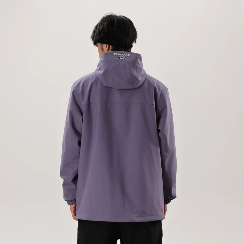 Panda Carefree Play Series Water Resistant Windproof Wear Resistant Warm Windbreaker Jacket Unisex-23