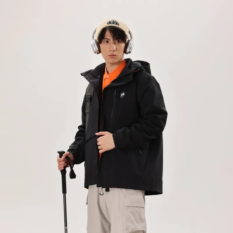 Panda Carefree Play Series Water Resistant Windproof Wear Resistant Warm Windbreaker Jacket Unisex-4