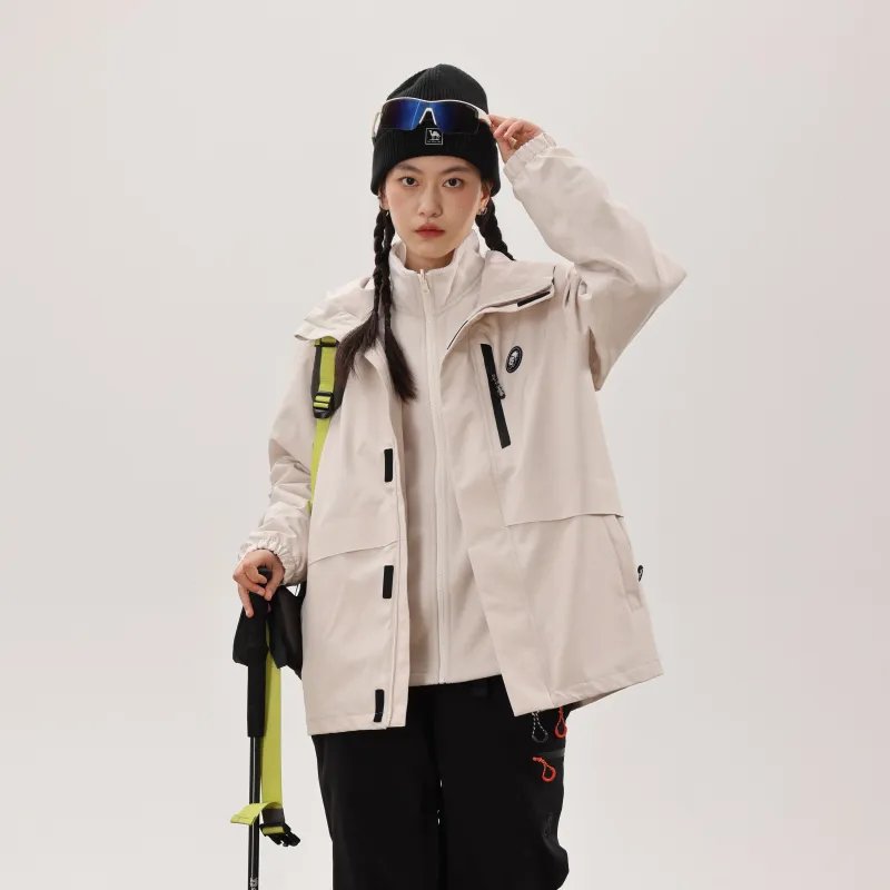 Panda Carefree Play Series Water Resistant Windproof Wear Resistant Warm Windbreaker Jacket Unisex-10