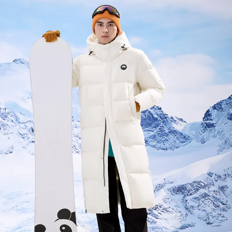 Panda x CAMEL Bubble Down Series Long Down Coats Unisex-5