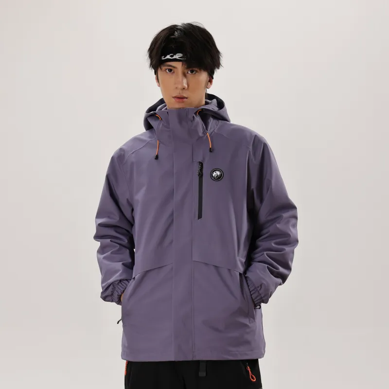 Panda Carefree Play Series Water Resistant Windproof Wear Resistant Warm Windbreaker Jacket Unisex-22