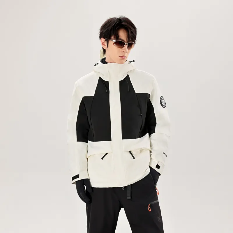 Panda Warm Cold Resistant Water Resistant Windproof Windbreaker Jacket Unisex-5