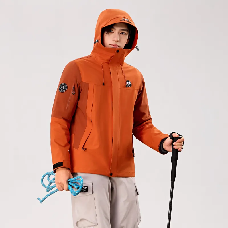 Panda Carefree Play Series Warm Water-Resistant Rainproof Windproof Windbreaker Jacket Unisex-7