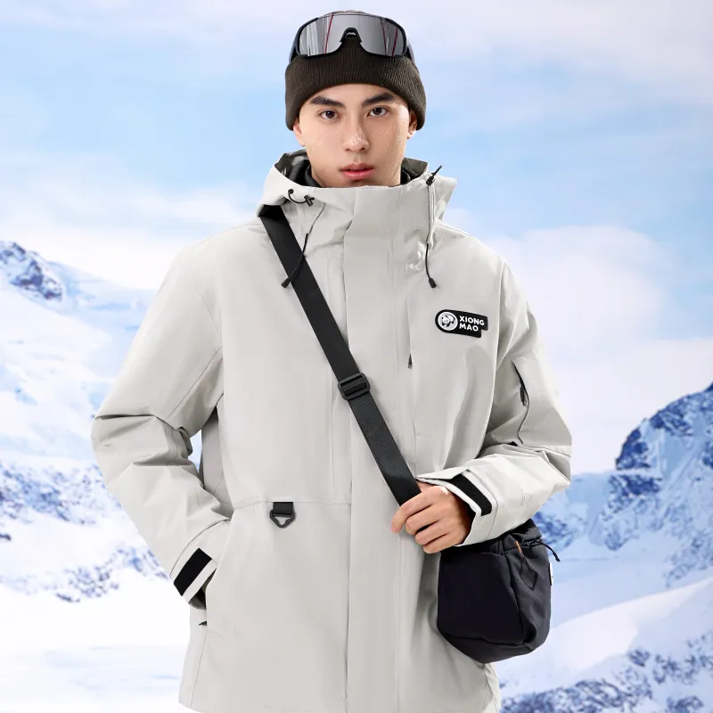 Panda Carefree Play Series Waterproof, Windproof, Thermal, And Rainproof Windbreaker Jacket Unisex-10