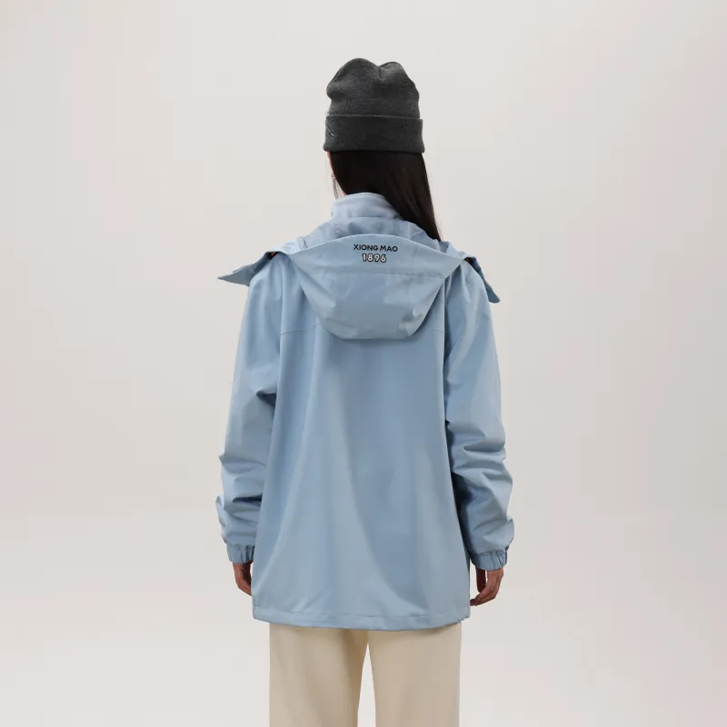 Panda Carefree Play Series Water Resistant Windproof Wear Resistant Warm Windbreaker Jacket Unisex-17