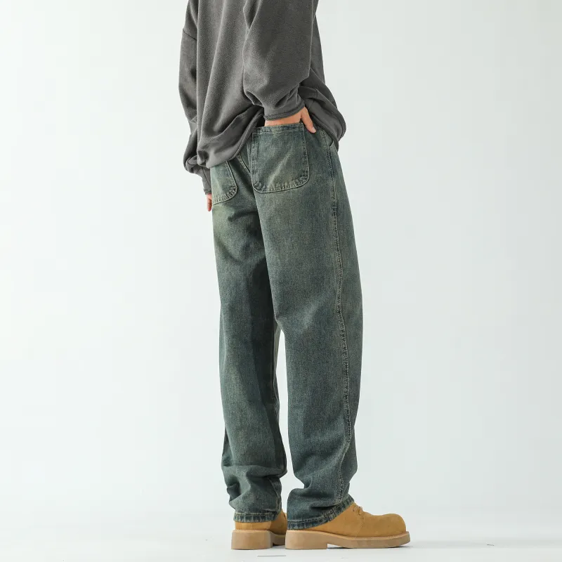 LA'T.WEEKEND Jeans Unisex Vintage Blue-17