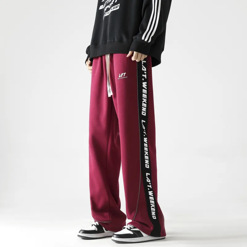 LA'T.WEEKEND Knitted Sports Pants Unisex-20