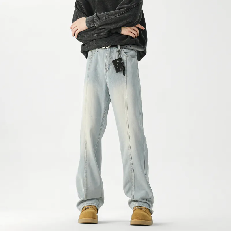 LA'T.WEEKEND Jeans Unisex Yellow Mud-17