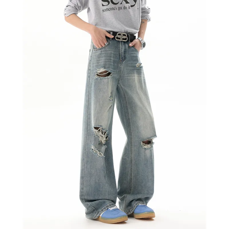 LA'T.WEEKEND Jeans Unisex Blue-2