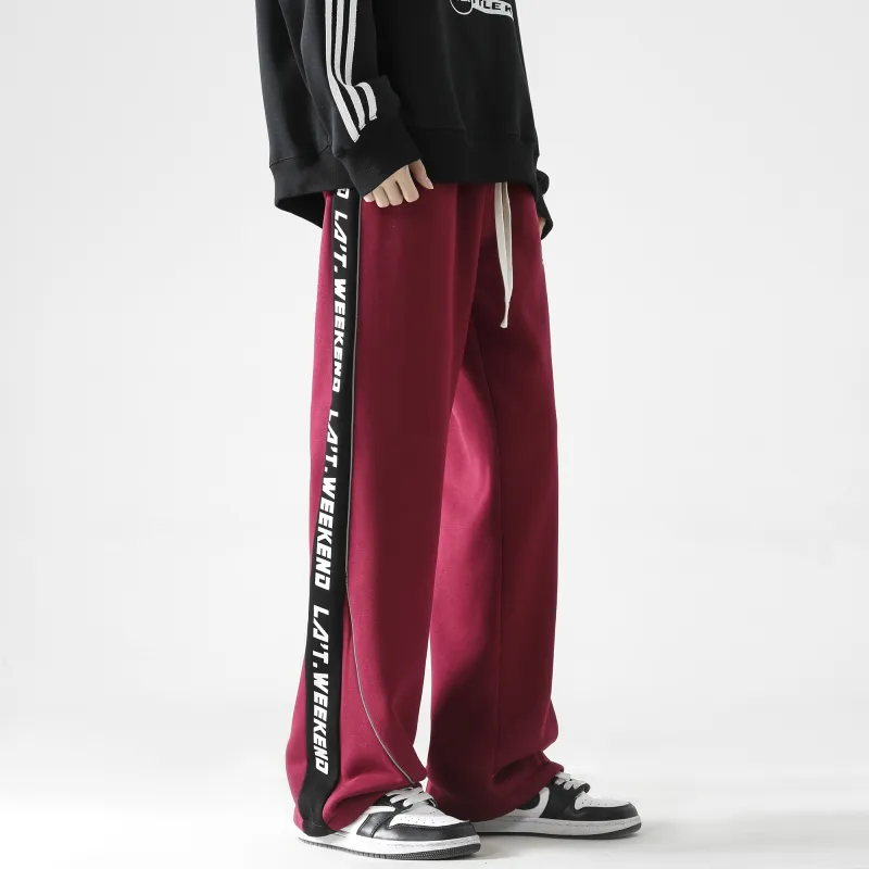 LA'T.WEEKEND Knitted Sports Pants Unisex-22