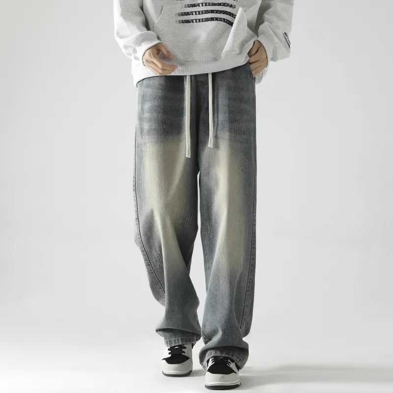 LA'T.WEEKEND Jeans Unisex Vintage Blue-10