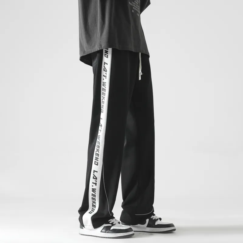 LA'T.WEEKEND Knitted Sports Pants Unisex-15