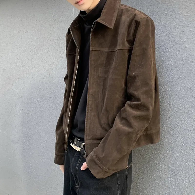 LA'T.WEEKEND Jackets Unisex Brown-1