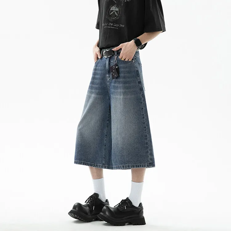 LA'T.WEEKEND Denim Shorts Unisex-3