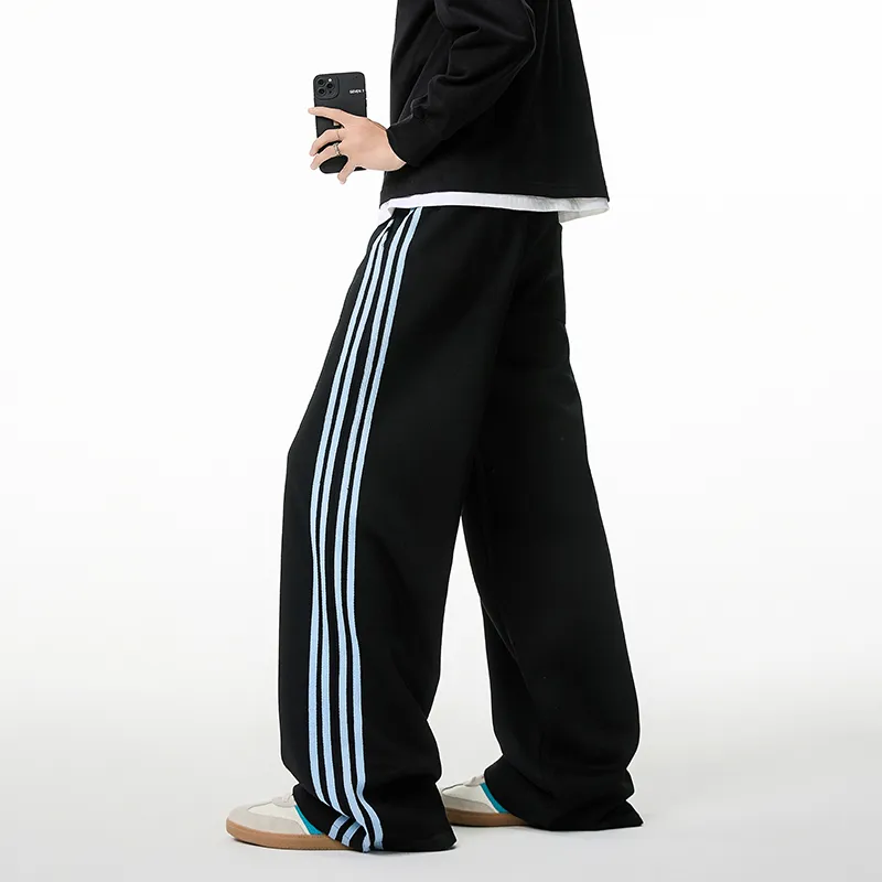 LA'T.WEEKEND Knitted Sports Pants Unisex-11
