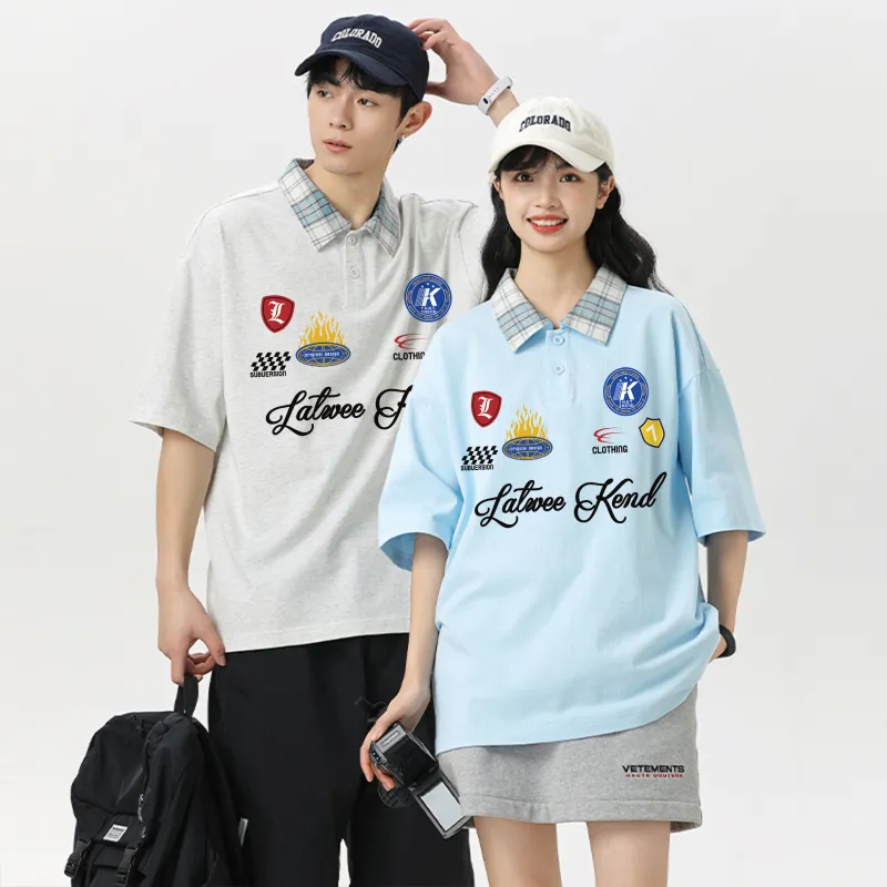 LA'T.WEEKEND Polo Shirts Unisex-14