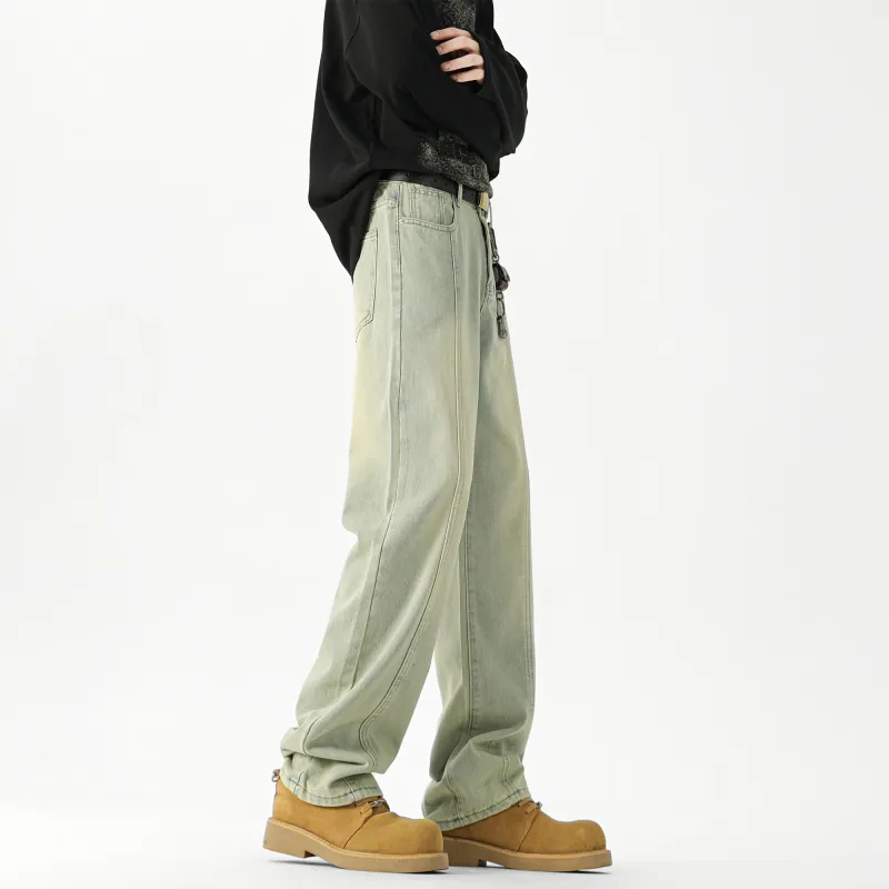 LA'T.WEEKEND Jeans Unisex Yellow Mud-5